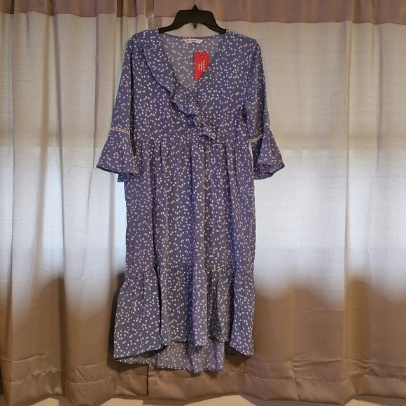 NWT Dress Blue and White #52 - Picture 4 of 16